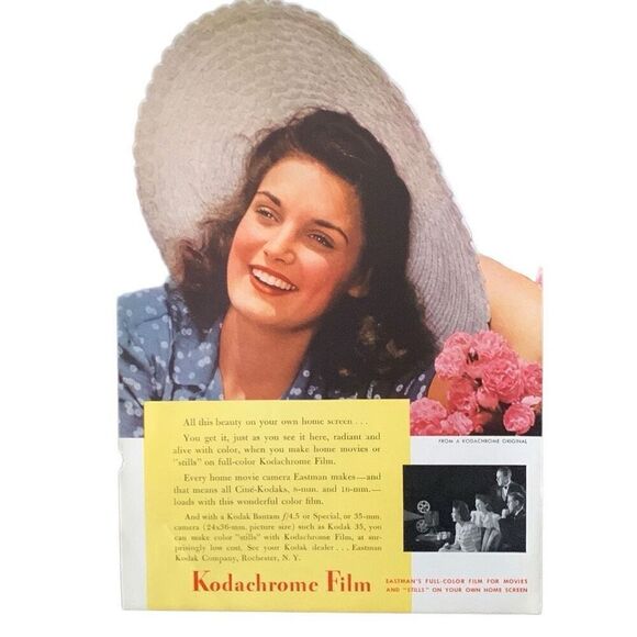 Vintage 1941 Kodak Kodachrome Film Ad Advertisement - Picture 2 of 4